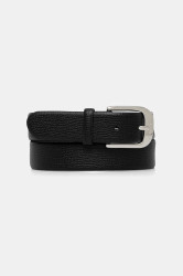 Kožený pásek BOSS Anna Belt 3 cm N. dámský, černá barva, 50541161