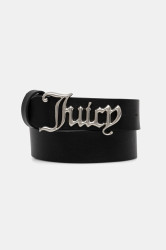 Kožený pásek Juicy Couture JC dámský, černá barva, WIJJ98539WL7