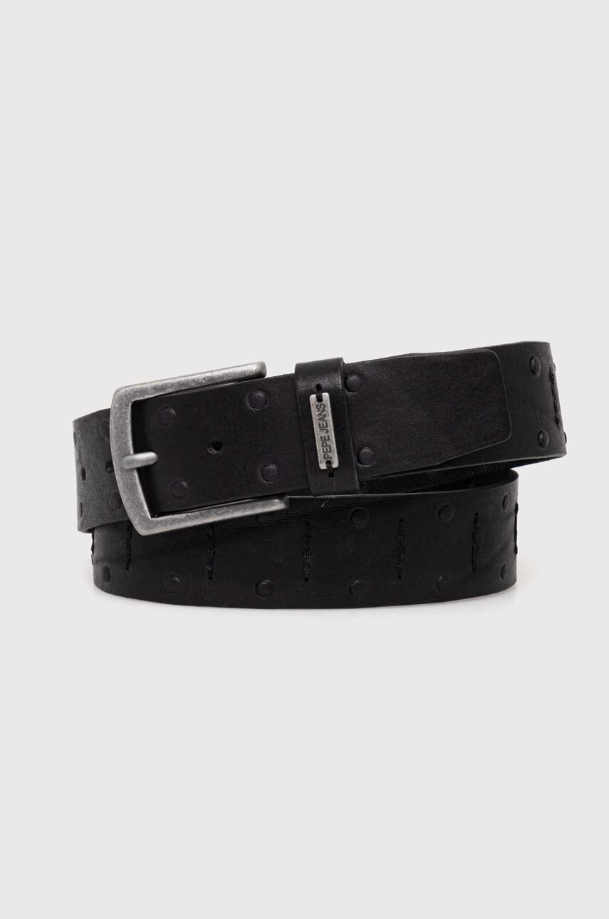 Kožený pásek Pepe Jeans KENT BELT