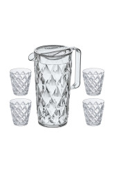 Koziol sada džbánu se 4 sklenicemi