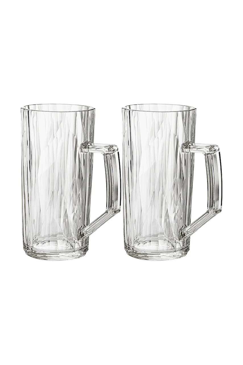 Koziol  sada půllitrů na pivo z plastu 500 ml
