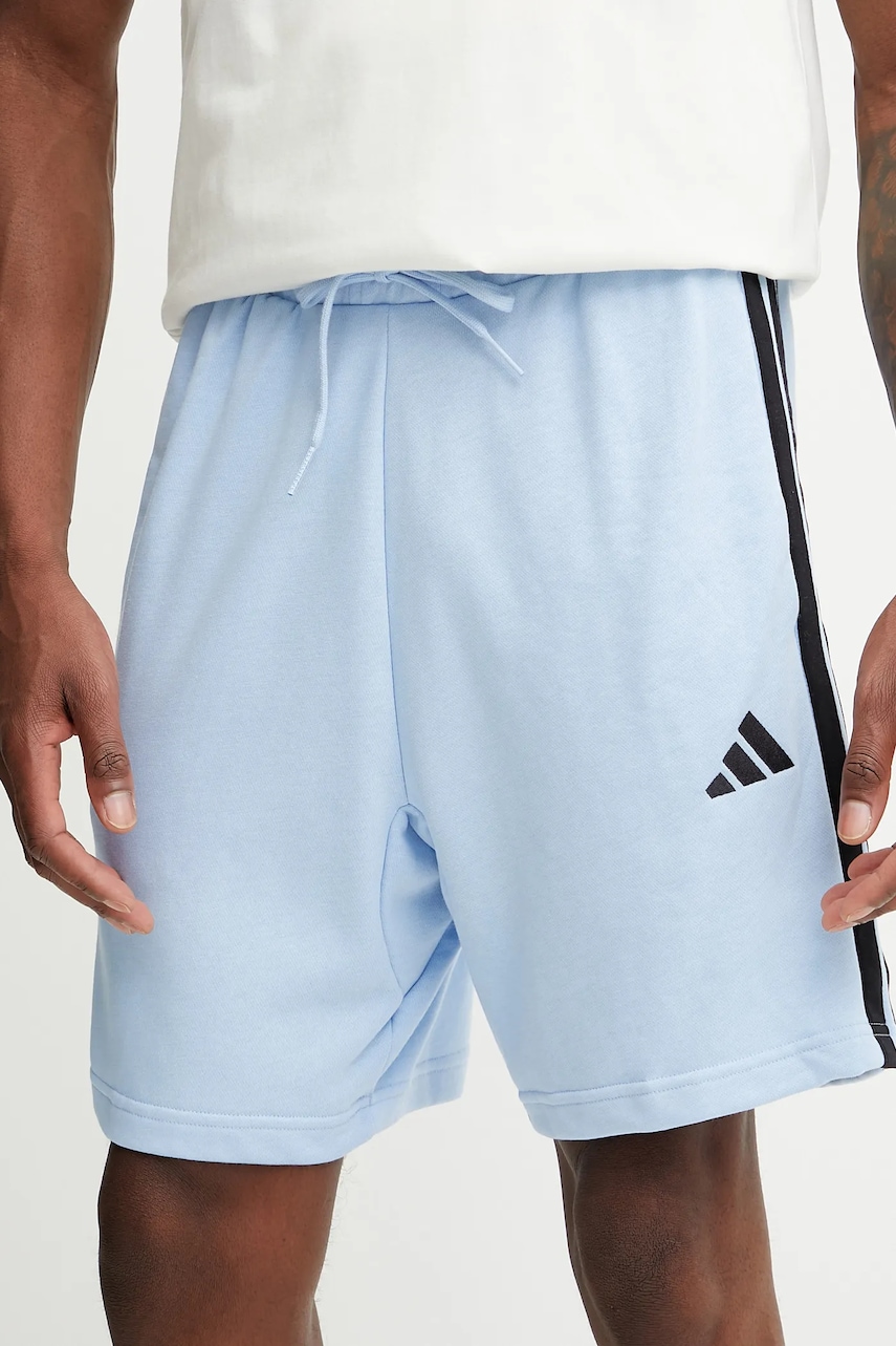 Kraťasy adidas Essentials pánské, modrá barva, JW1890