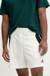 Kraťasy adidas Stadium pánské, béžová barva, JX5624