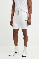 Kraťasy adidas Tiro pánské, bílá barva, JC8056