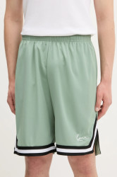 Kraťasy Karl Kani pánské, zelená barva, PD00005316