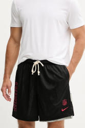 Kraťasy Nike San Francisco 49ers pánské, černá barva, 03BF-096N-73-N9J