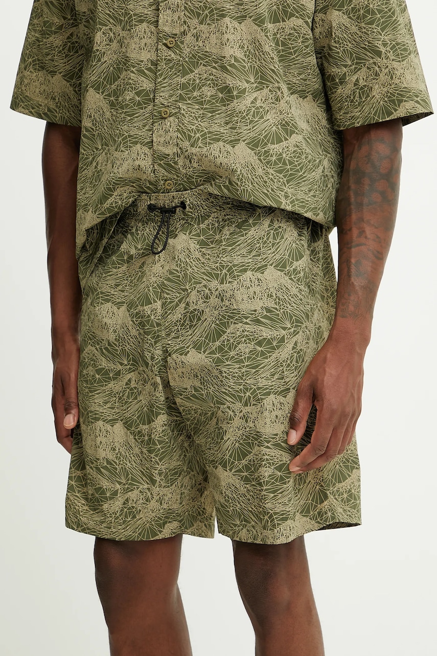 Kraťasy Oakley pánské, zelená barva, FOA406856