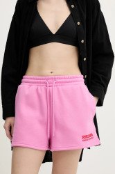 Kraťasy Rip Curl dámské, růžová barva, s aplikací, high waist, 03KWWS