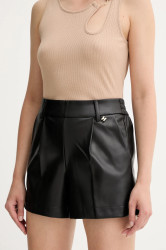 Kraťasy Silvian Heach DOGIO dámské, černá barva, high waist, GPA25075SH