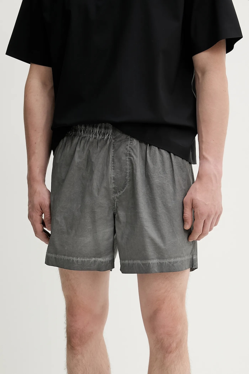 Kraťasy Sunnei pánské, šedá barva, RTWXBOT021