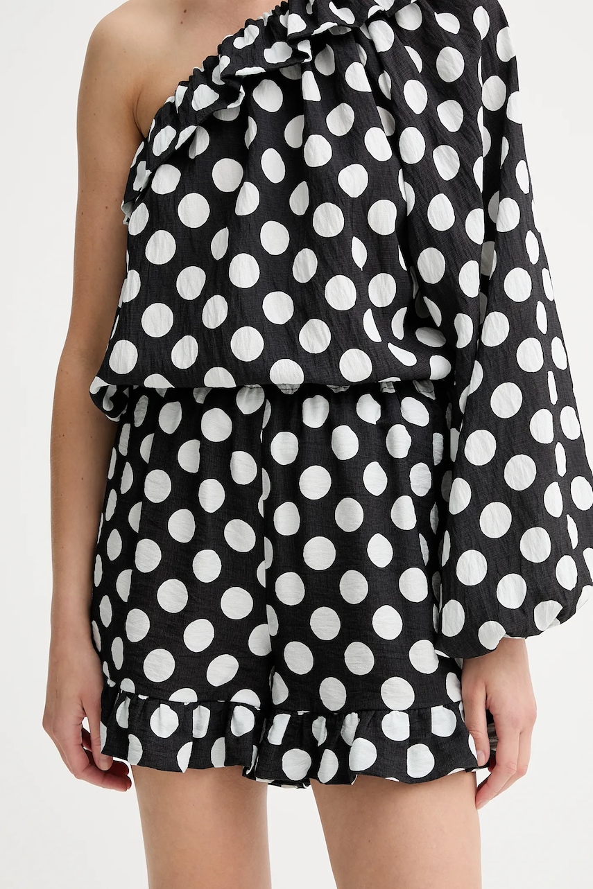 Kraťasy The Sleeper dámské, černá barva, high waist, CHSH02G097N