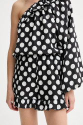 Kraťasy The Sleeper dámské, černá barva, high waist, CHSH02G097N