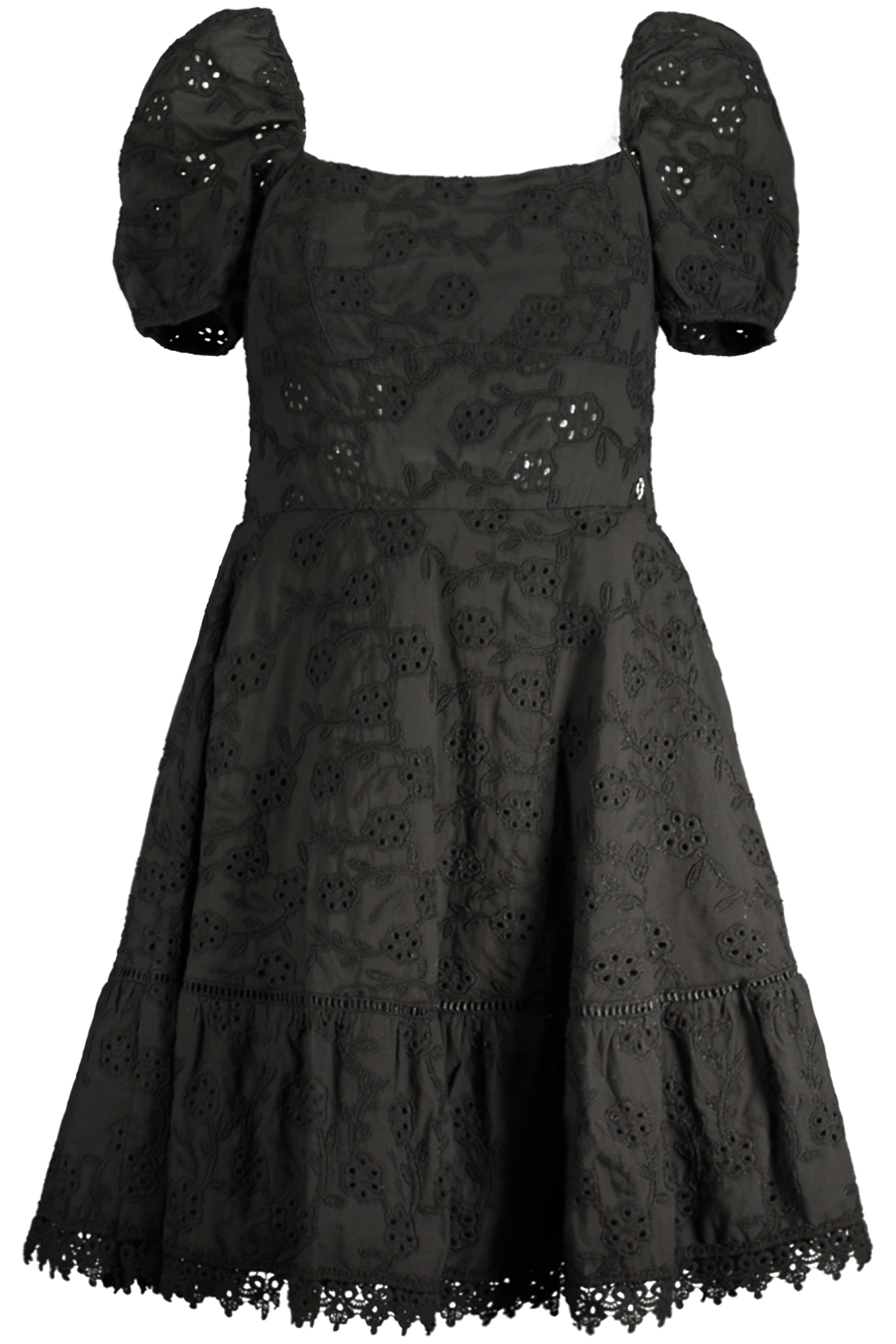 Krátké krajkové šaty Guess Jeans