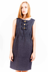 Krátké šaty LOVE MOSCHINO modré