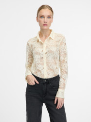 Krémová krajková halenka ORSAY