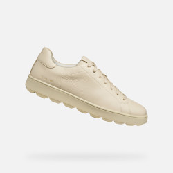 Krémové pánské tenisky Geox Spherica ECUB-1 - Pánské