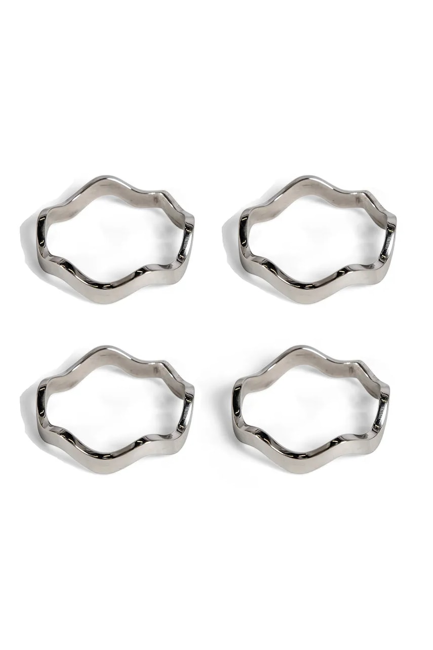 Kroužky na ubrousky Sagaform Anna 5 x 5 cm 4-pack