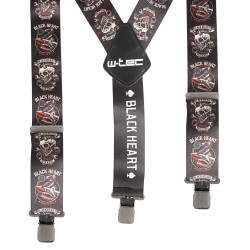 Kšandy W-TEC Black Heart Suspenders Warhawk