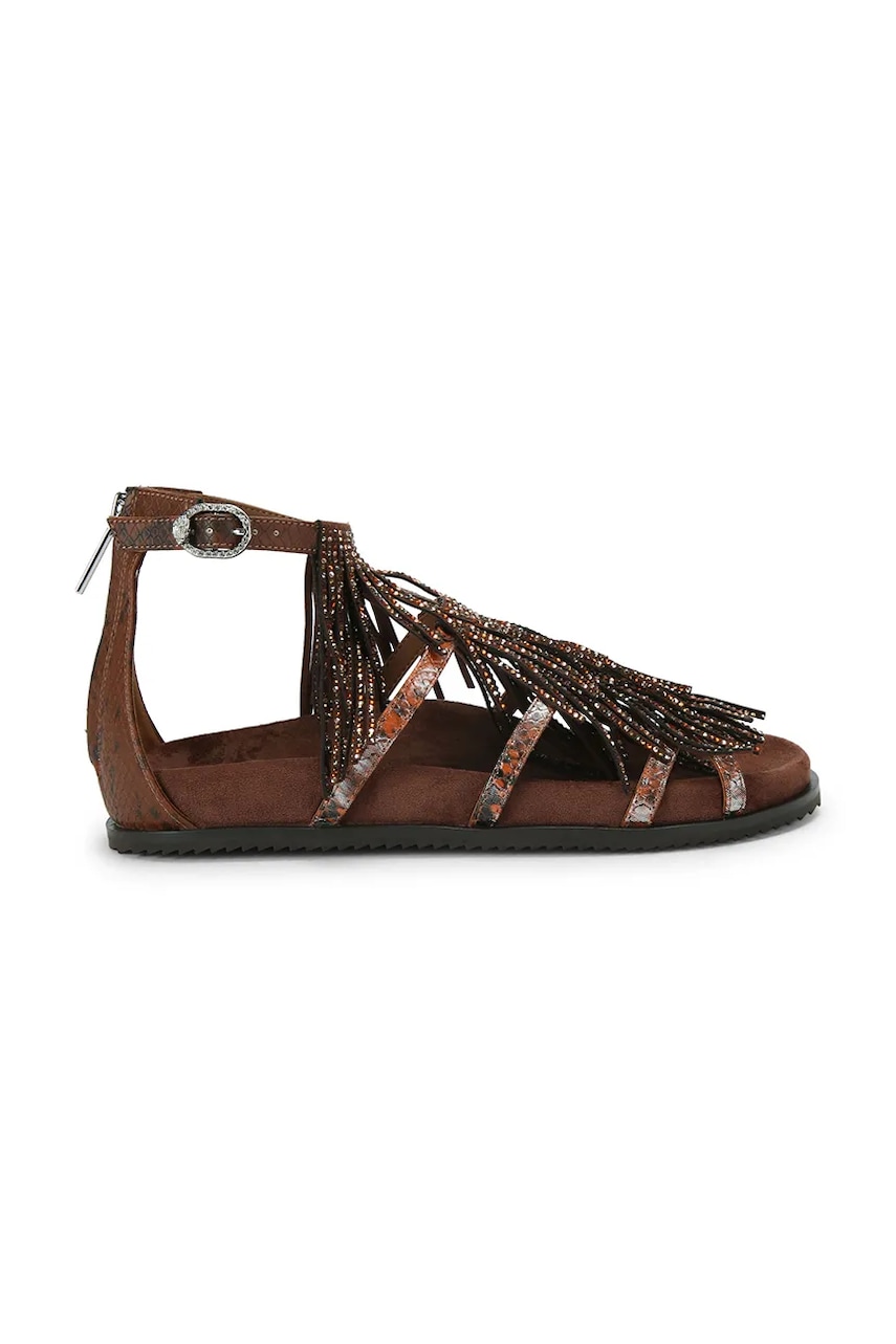 Kurt Geiger London  sandály dámské Fringe Flat Sandal