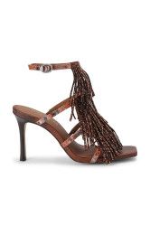 Kurt Geiger London  sandály na vysokém podpatku Fringe Sandal 90