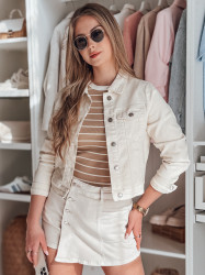 Kurtka damska jeansowa katana KATARO beżowa Dstreet