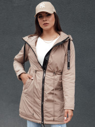 Kurtka damska parka URBANJOY beżowa Dstreet