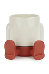 Květináč s podstavcem Balvi Mr.Sitty 11 x 8,5 x 8,5 cm