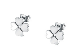 La Petite Story Ocelové náušnice Čtyřlístek Friendship LPS01ARR102