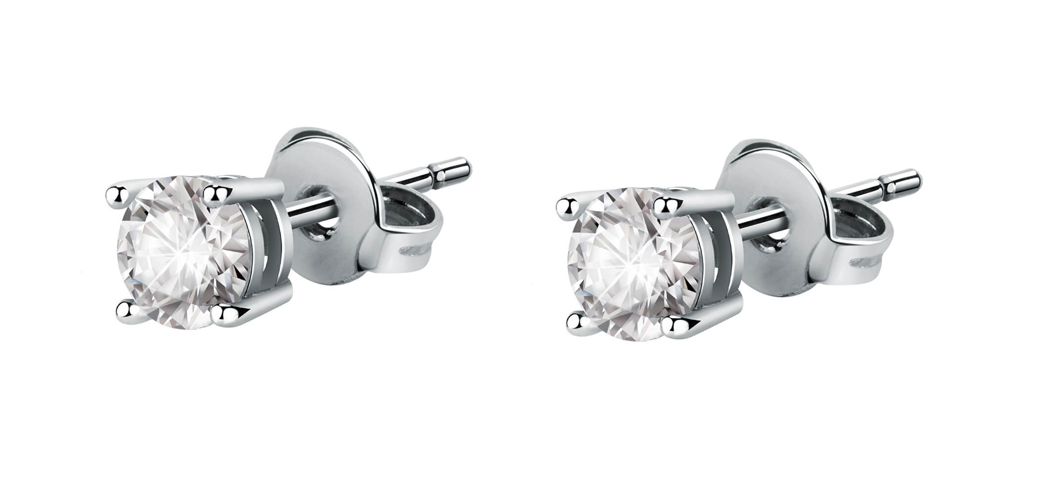 La Petite Story Ocelové náušnice pecky s krystalem LPS01AYQ127