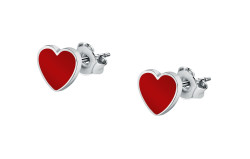 La Petite Story Půvabné srdíčkové náušnice LPS01AYQ114