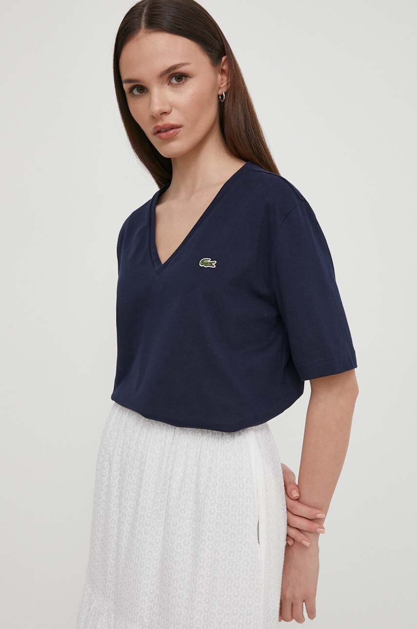 Lacoste  basic tričko dámské bavlněné