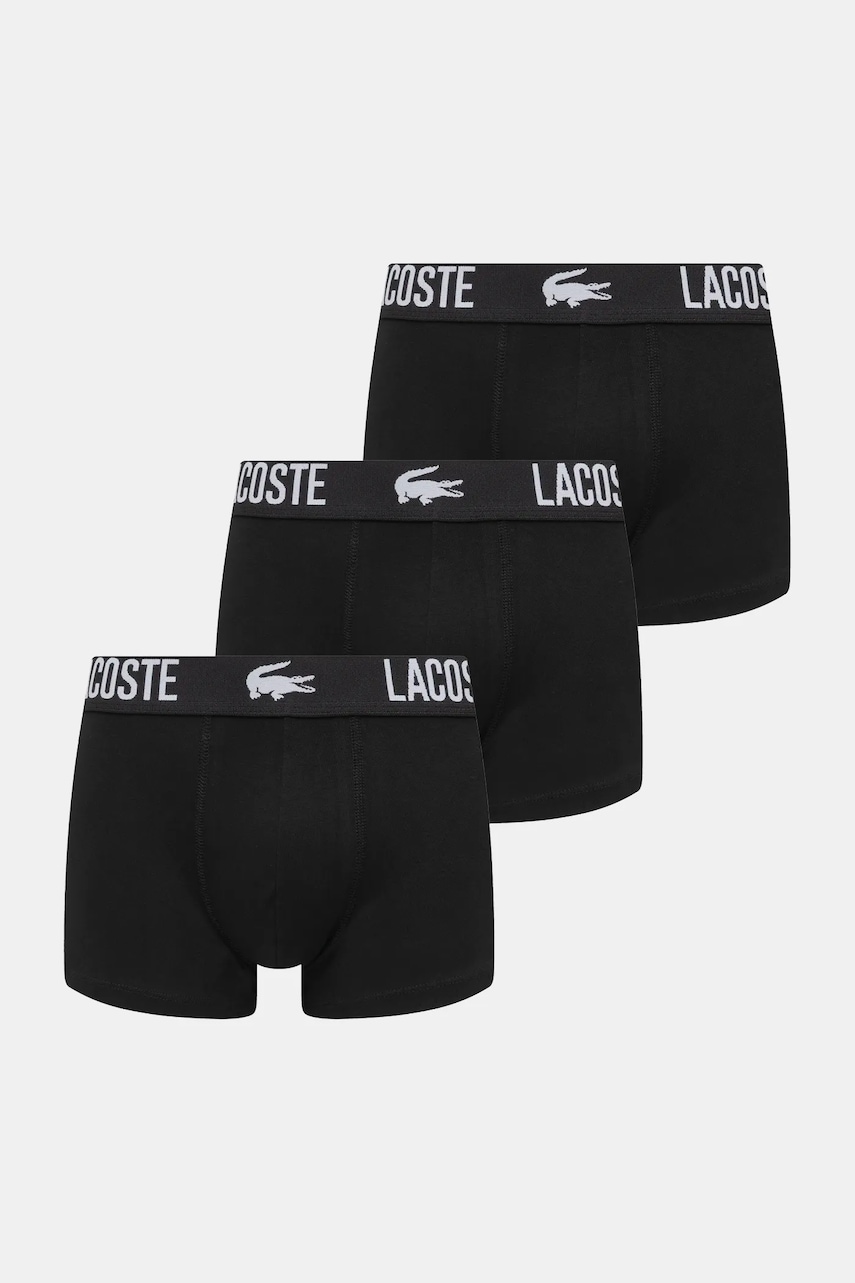 Lacoste  boxerky pánské bavlněné s elastanem 3-pack