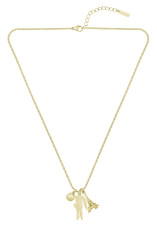 Lacoste Dámský pozlacený náhrdelník z oceli Umpire 2040454