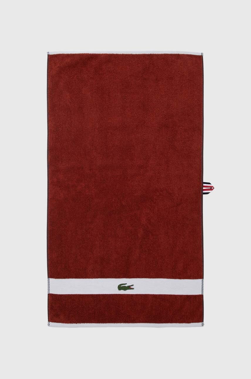 Lacoste  Malý bavlněný ručník  L Casual Terre Battue 55 x 100 cm