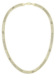 Lacoste Masivní pánský náhrdelník z pozlacené oceli Grit 2040378