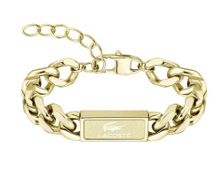 Lacoste Masivní pozlacený náramek pro muže Backhand 2040440