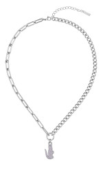 Lacoste Moderní dámský náhrdelník se zirkony Crocodile 2040553