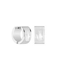 Lacoste Ocelové kruhové náušnice Backhand 2040435