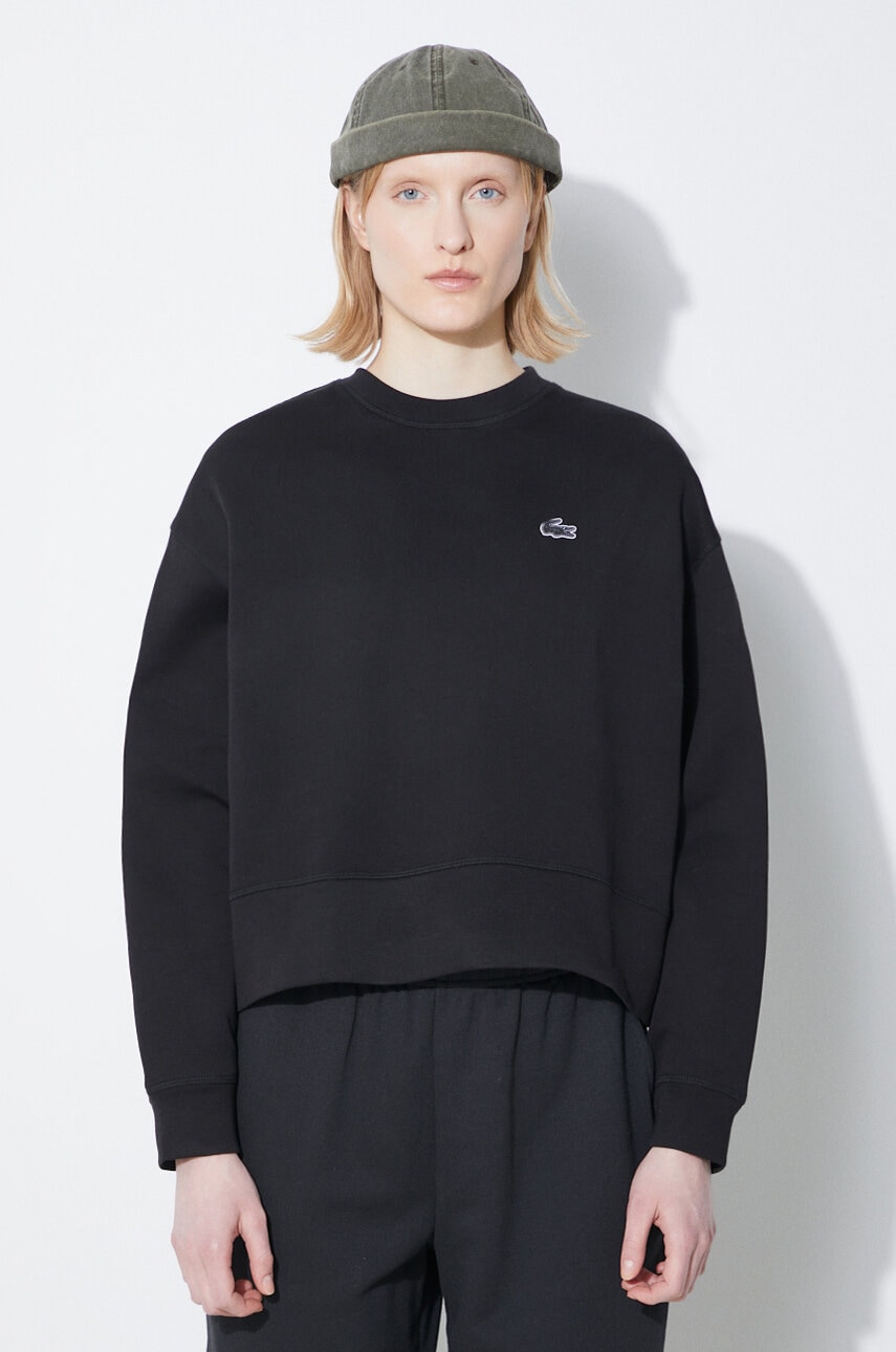 Lacoste  oversize mikina dámská s bavlnou