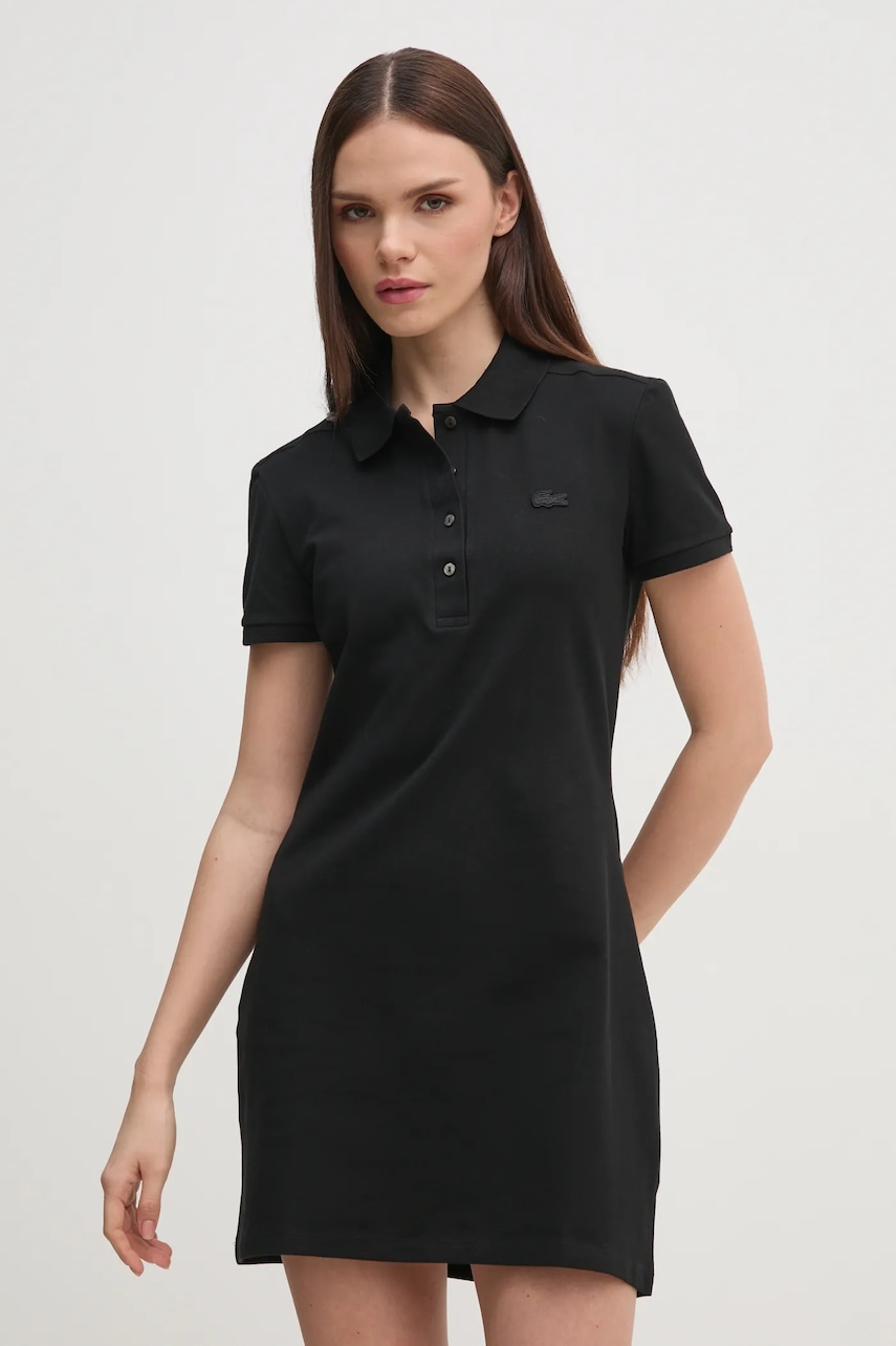 Lacoste  šaty s bavlnou