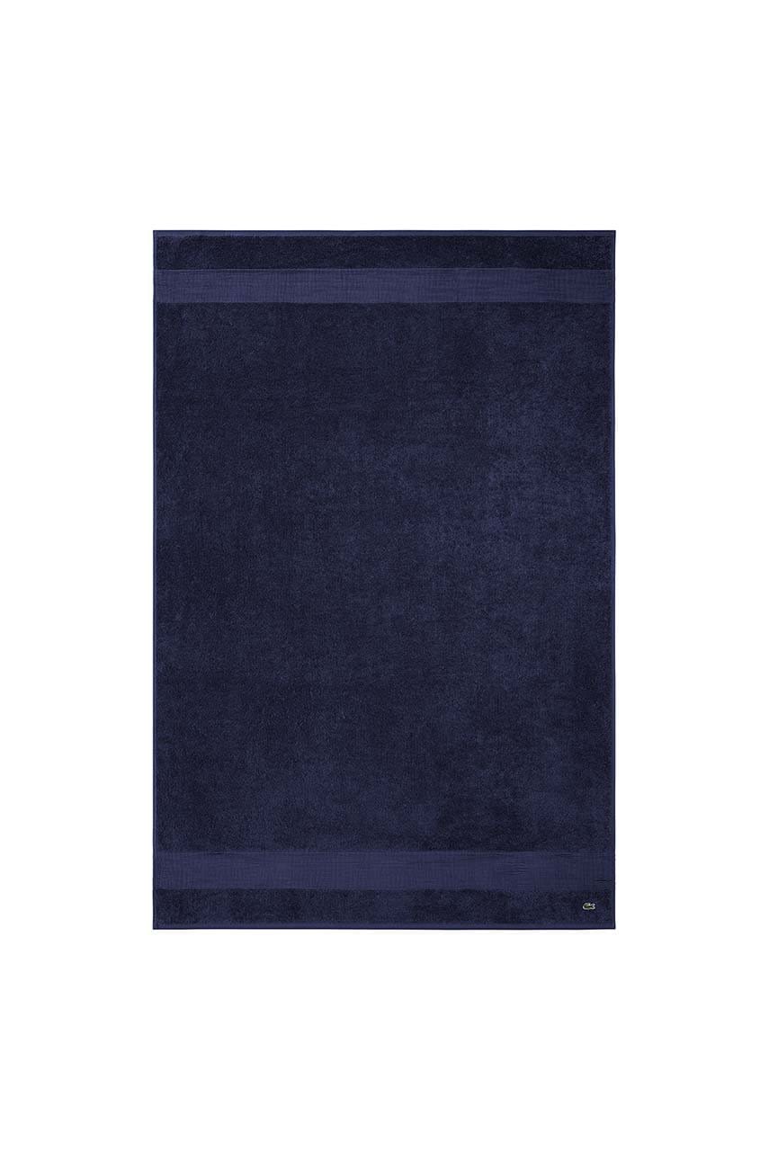 Lacoste  Středně velký bavlněný ručník  Marine 100 x 150 cm