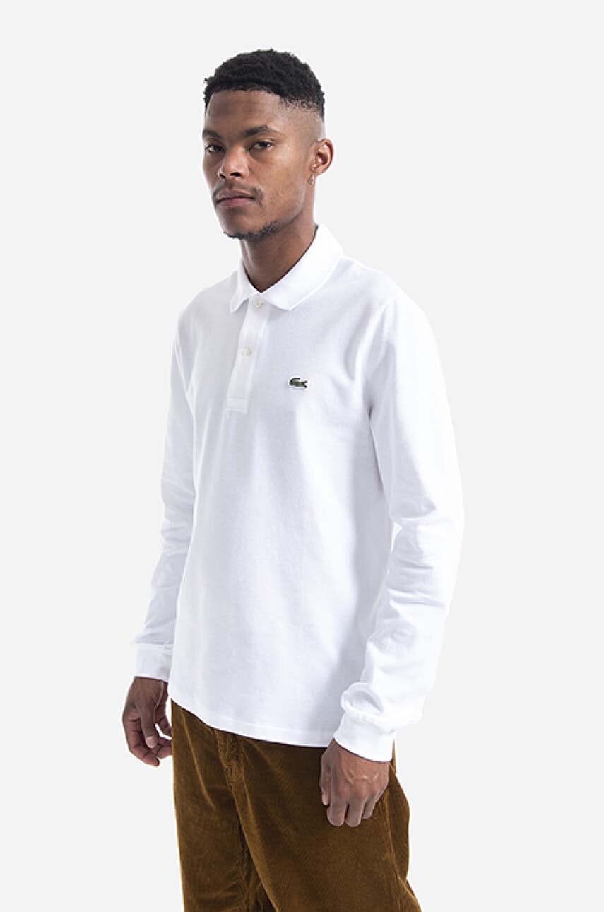 Lacoste  tričko s dlouhým rukávem pánské bavlněné