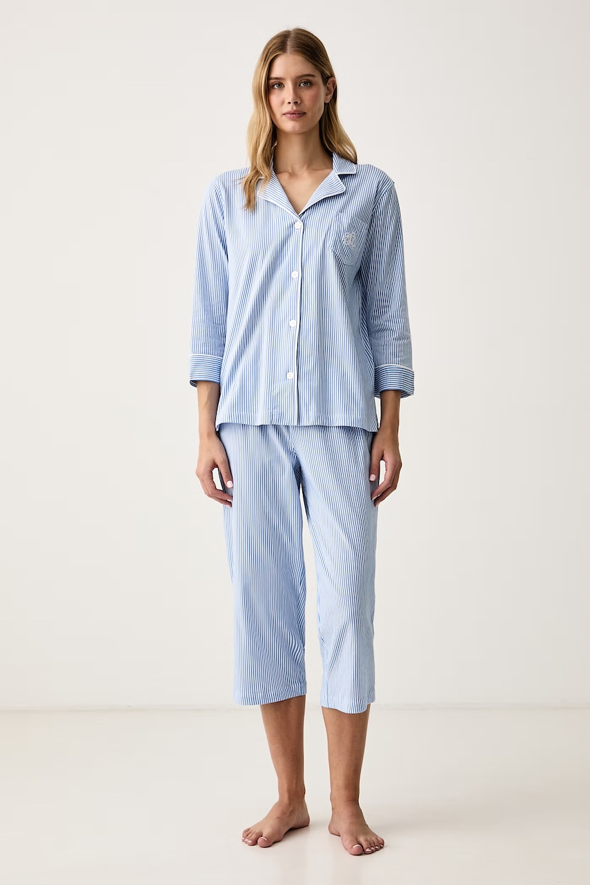 Lauren Ralph Lauren  dvoudílné pyžamo dámské bavlněné