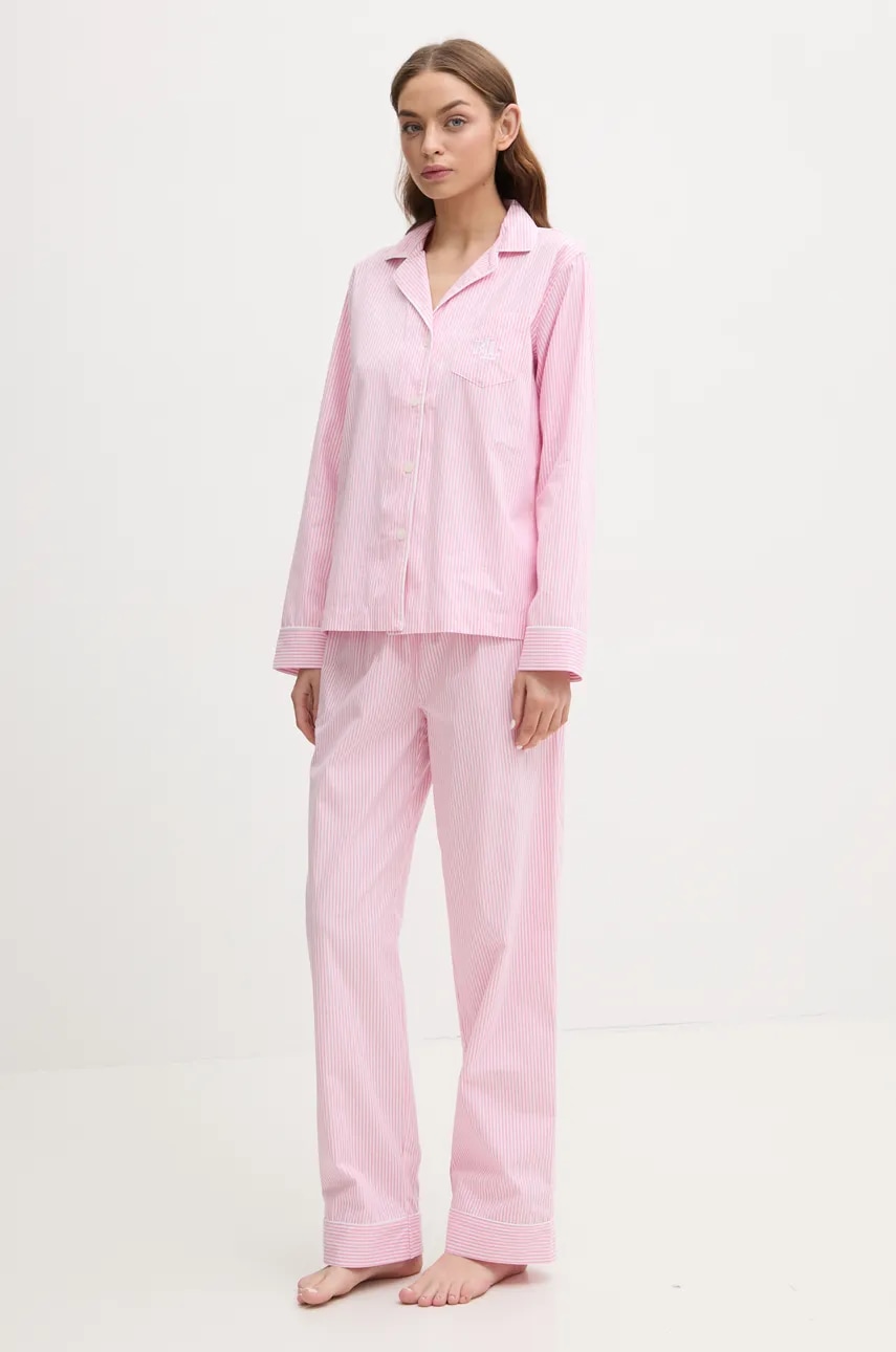 Lauren Ralph Lauren  dvoudílné pyžamo dámské bavlněné