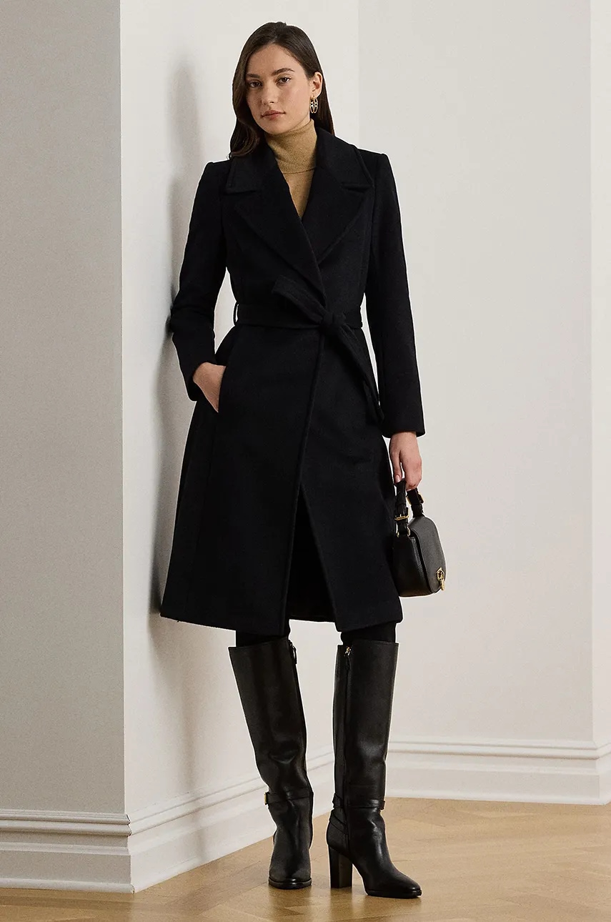 Lauren Ralph Lauren  kabát s příměsí vlny