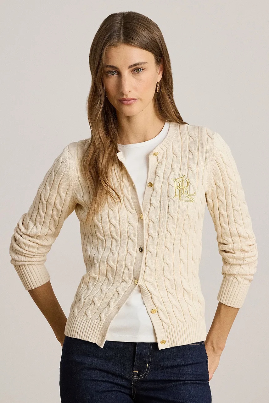 Lauren Ralph Lauren  kardigan dámský bavlněný