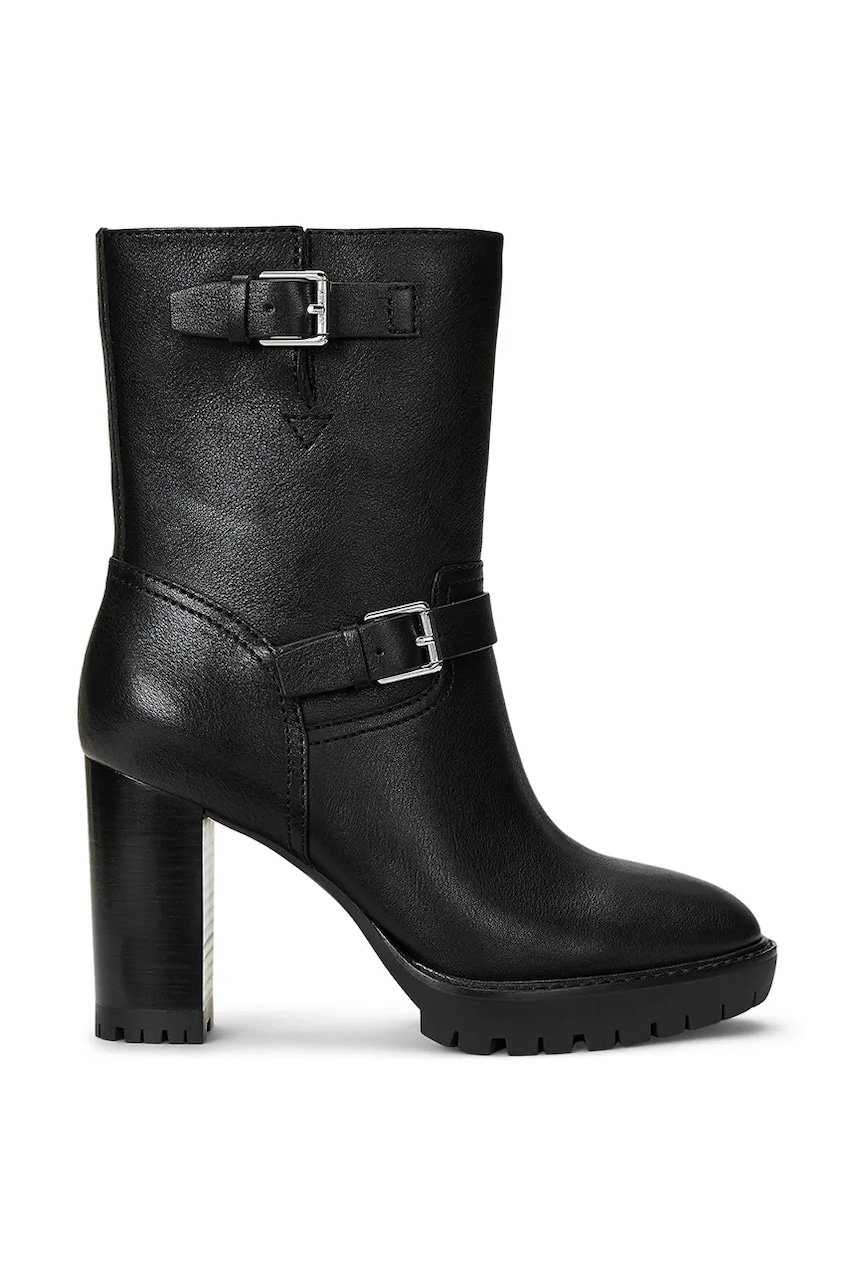 Lauren Ralph Lauren  Kožené kotníkové boty  Lyvia