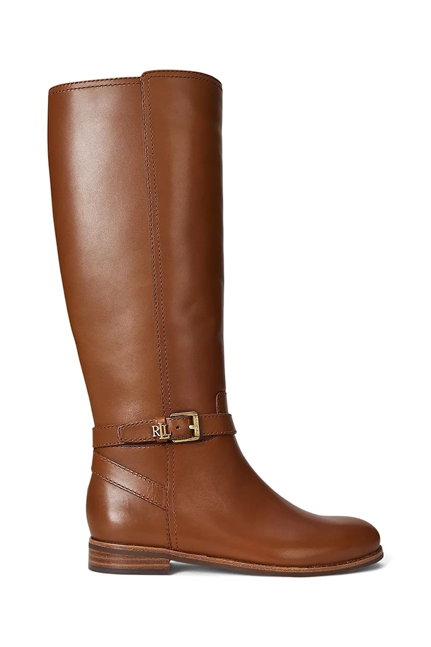 Lauren Ralph Lauren  Kožené kozačky  Brooke Tll 2