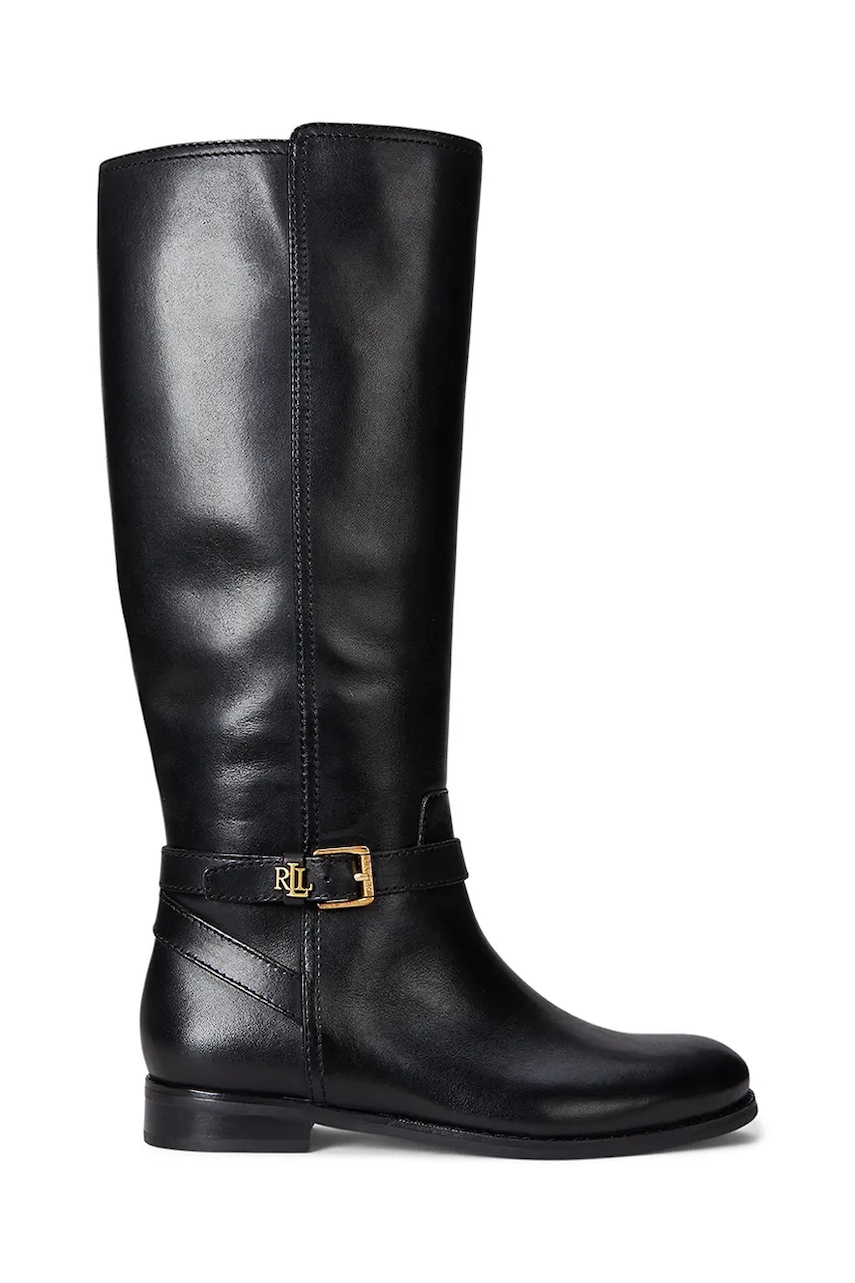 Lauren Ralph Lauren  Kožené kozačky  Brooke Tll 2