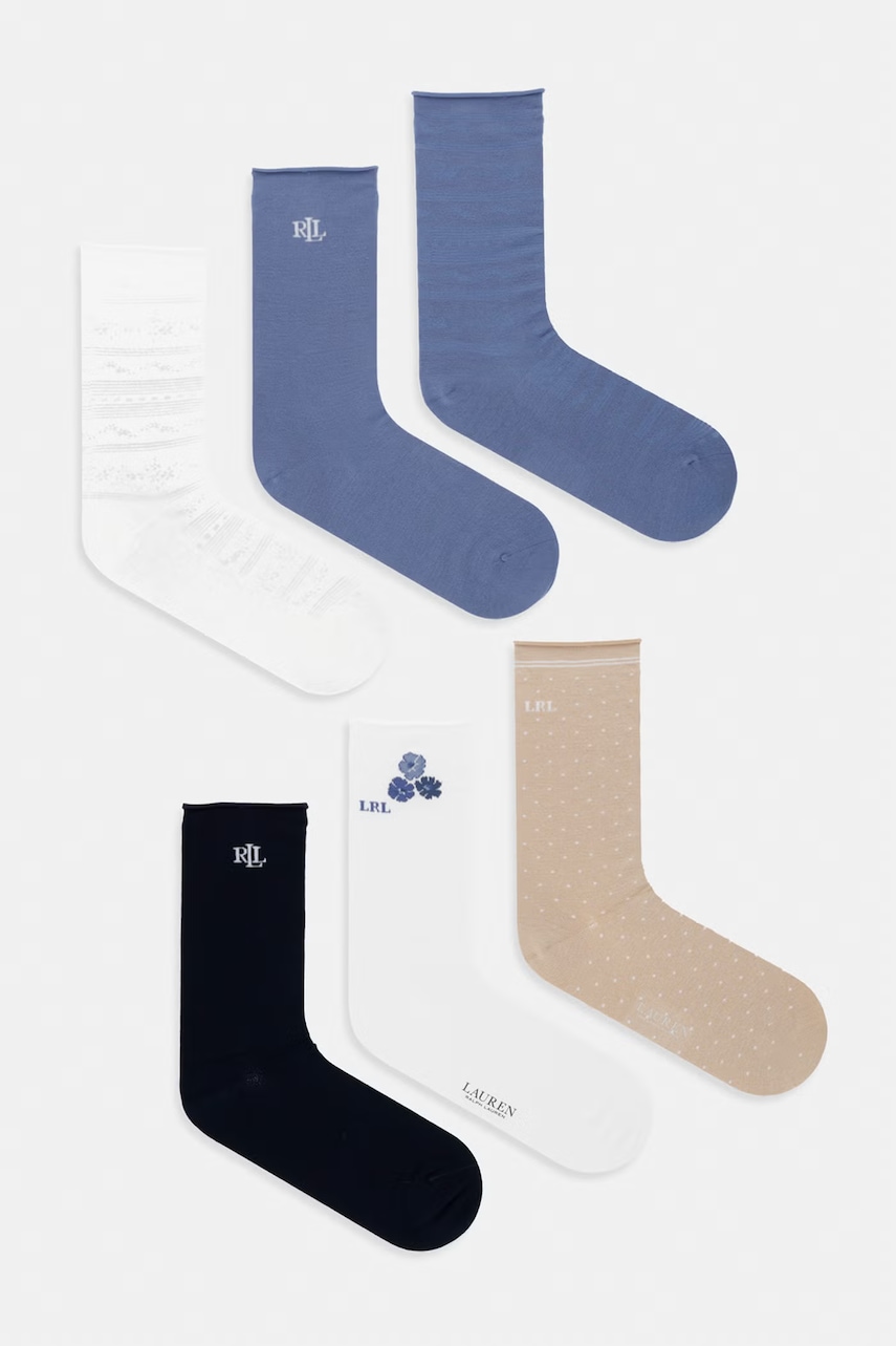Lauren Ralph Lauren ponožky dámské 6-pack